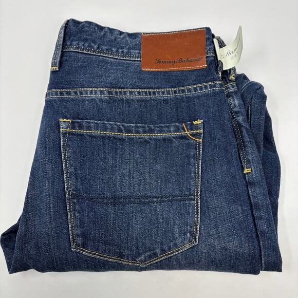 Tommy Bahama Island Crafted 34x32 Blue Standard Fit Medium Wash Jeans - Picture 1 of 7